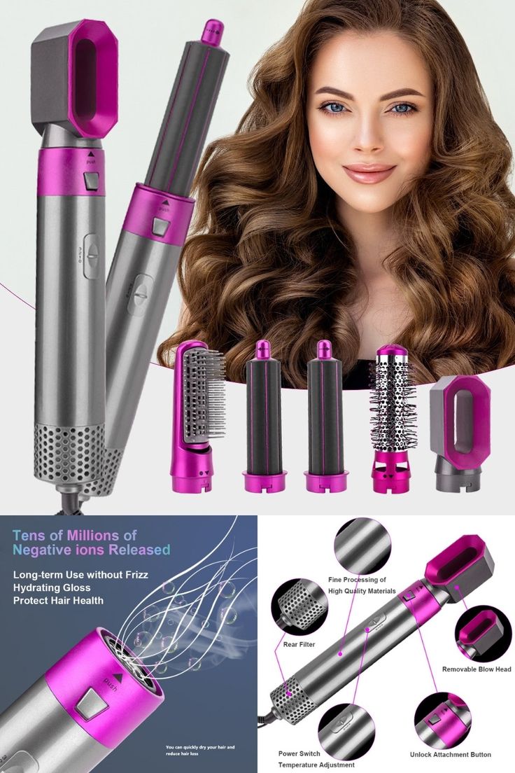 Combo Cepillo Secador 5 en 1 + Ice Roller Facial