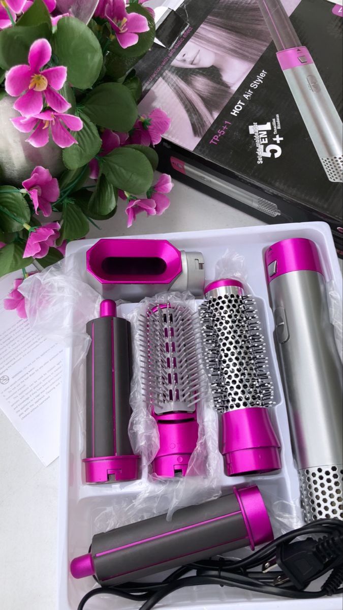 Combo Cepillo Secador 5 en 1 + Ice Roller Facial